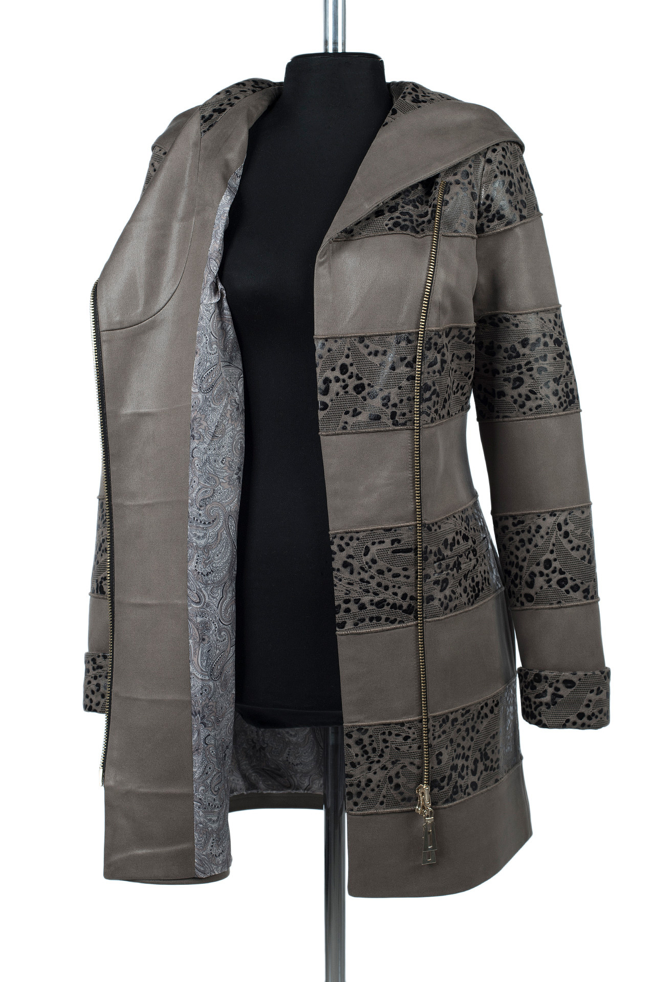 01-06626 Пальто женское демисезонное (пояс)