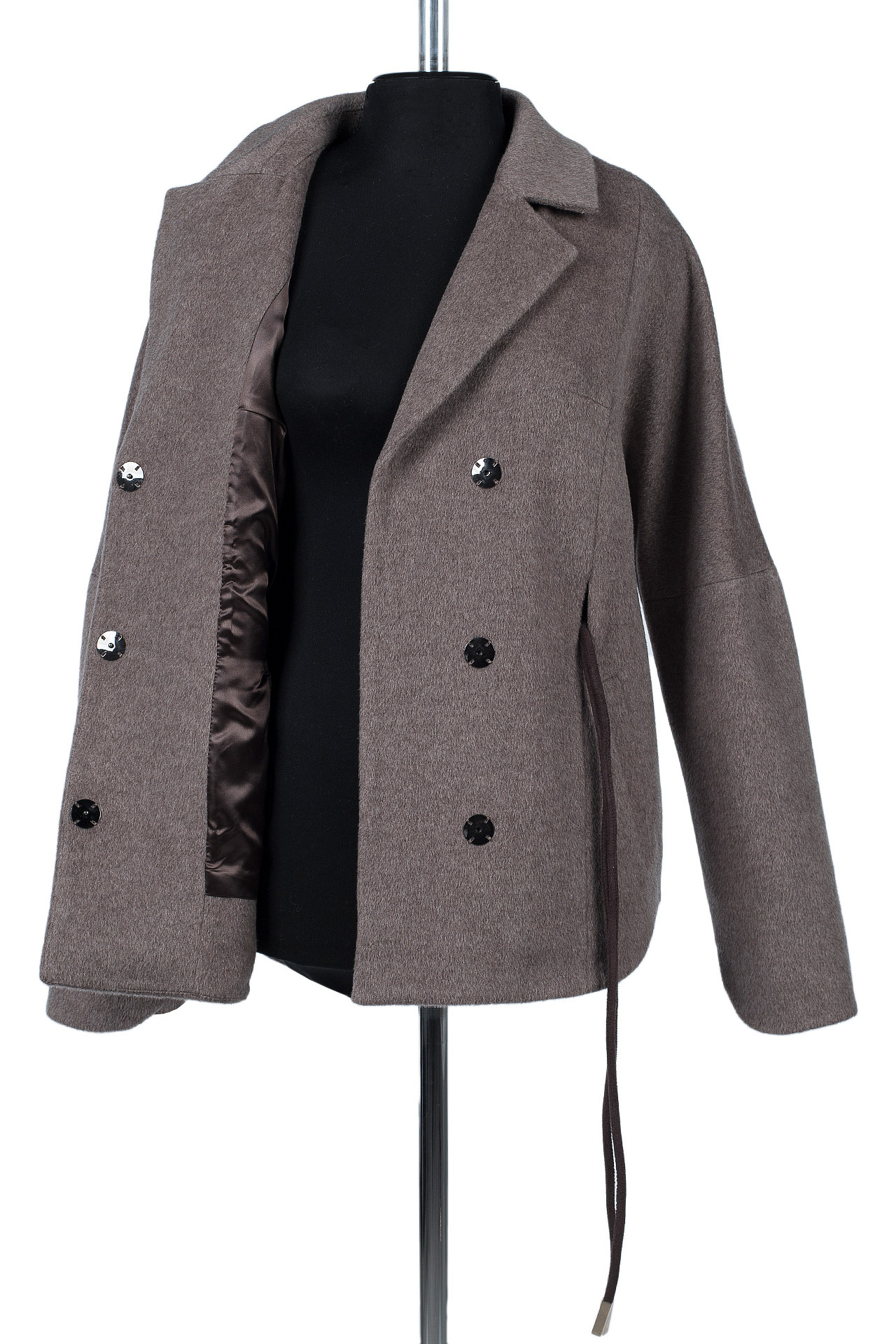 01-11657 Пальто женское демисезонное (пояс)