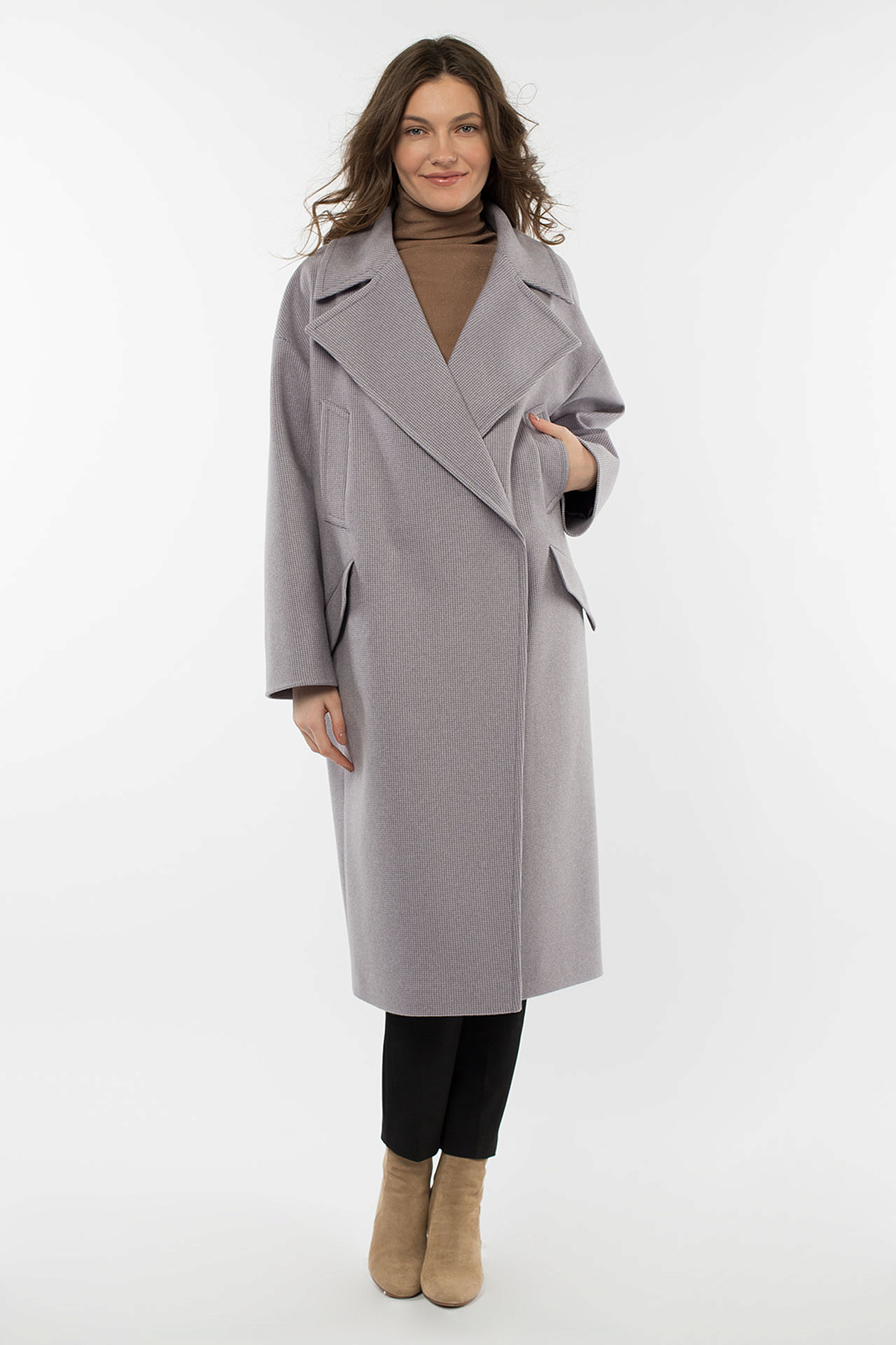 01-10416 Пальто женское демисезонное