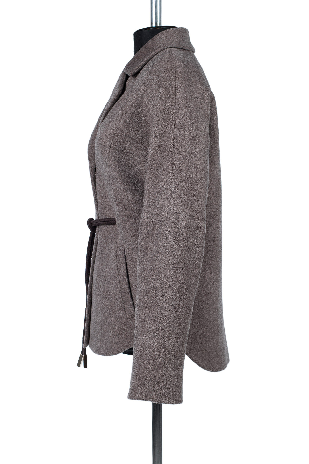 01-11657 Пальто женское демисезонное (пояс)