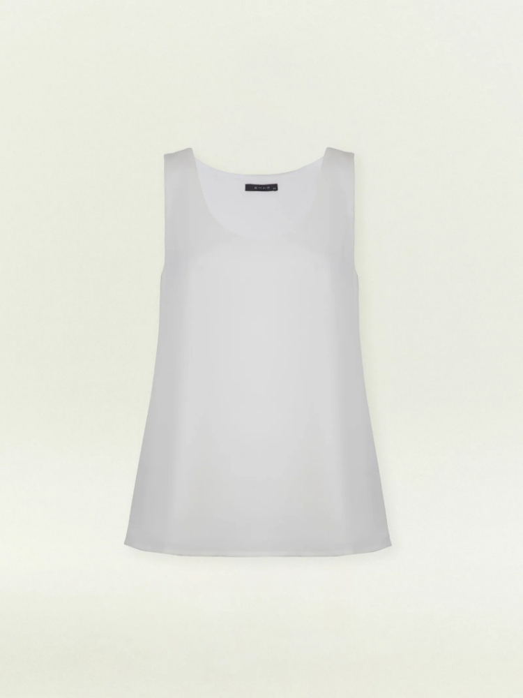 Топ с глубоким вырезом ,
77% полиэстер, 20% вискоза, 3% эластан ,