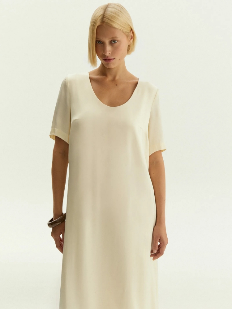 Платье миди из 100% вискозы ,
100% вискоза ,