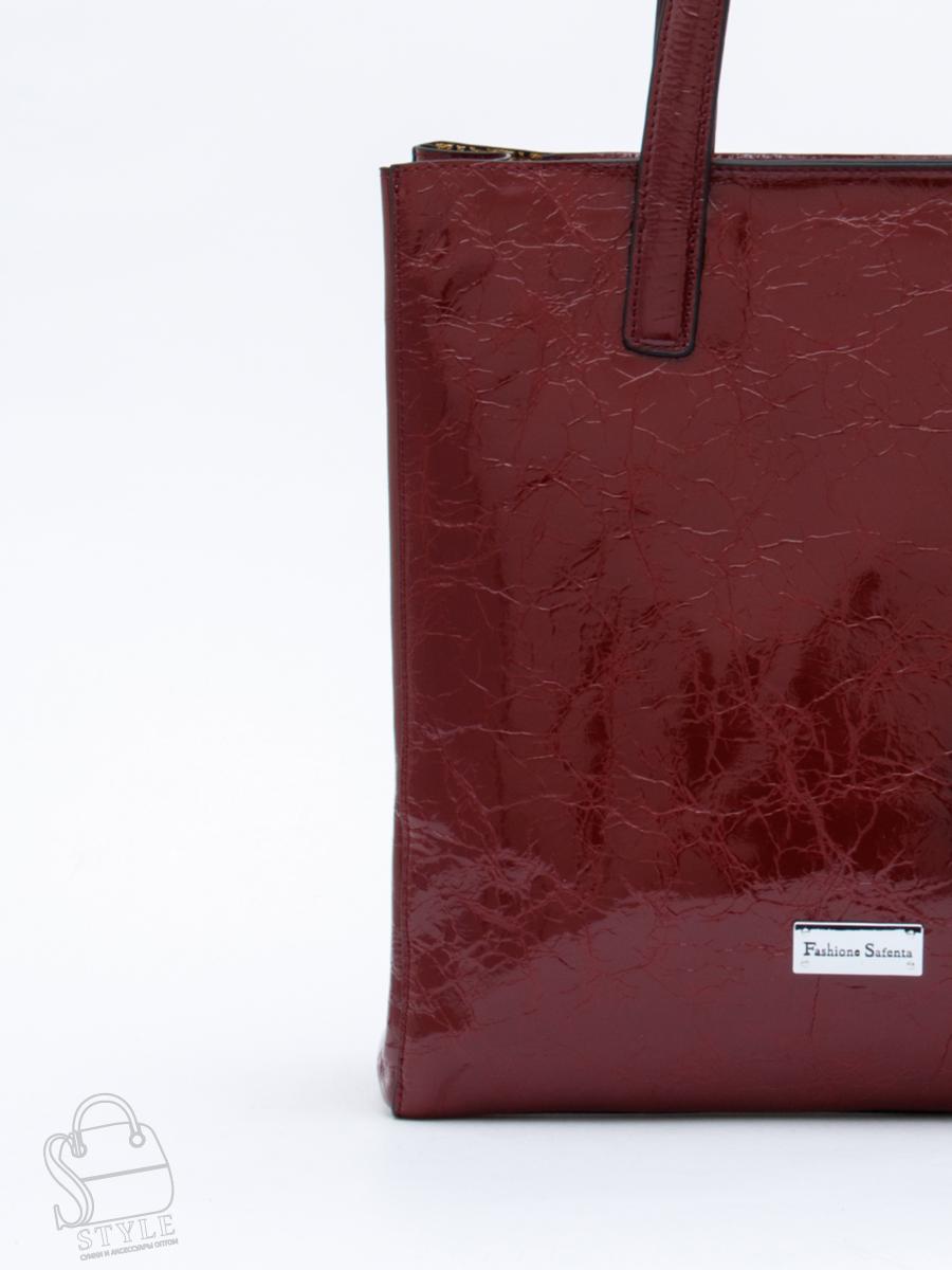 Сумка женская кожаная 91147SP wine red Velina Fabbaino-Safenta