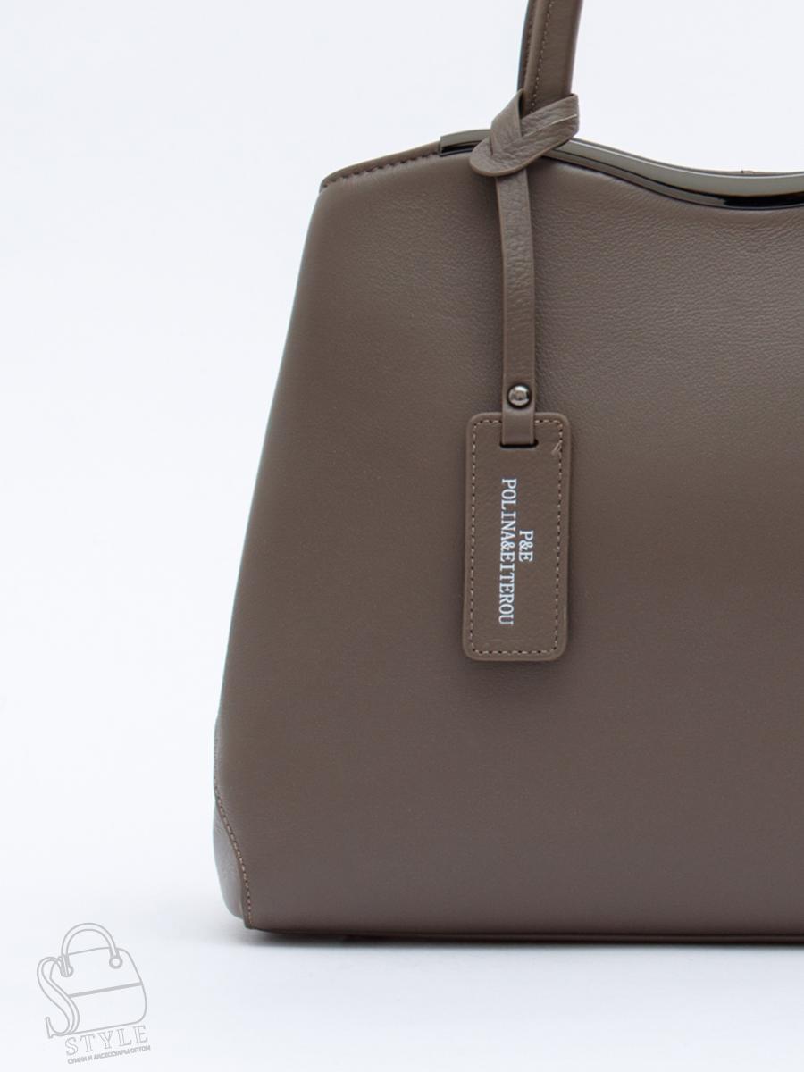 Сумка женская кожаная 9844Y d.apricot Polina&Eiterou