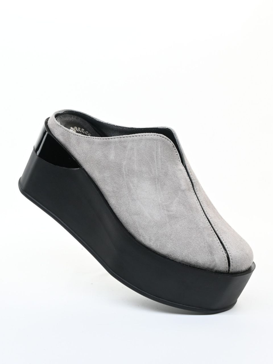 R15219 Туфли лет жен нат замш сер нат кож (38)