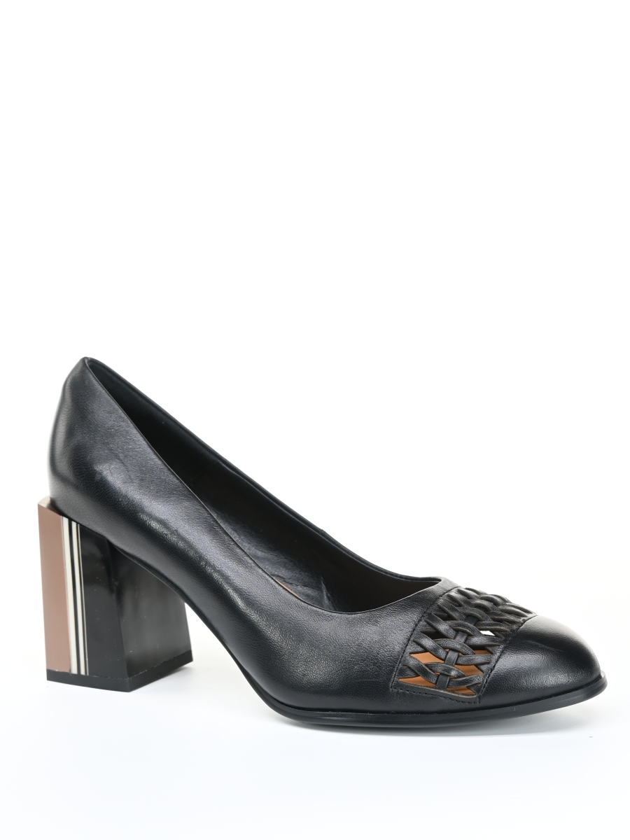 G1292 Туфли жен нат кож черн нат кож (40)