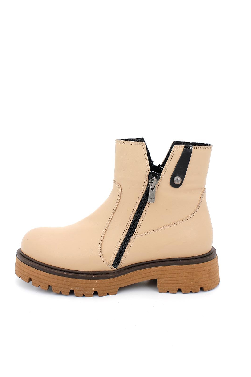 R12838S П/сапоги жен нат кож беж шерсть (41)