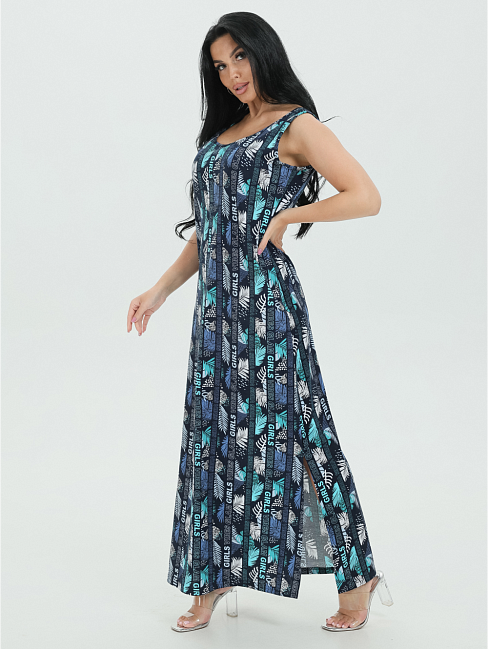 Женский сарафан Виринея / Бирюза