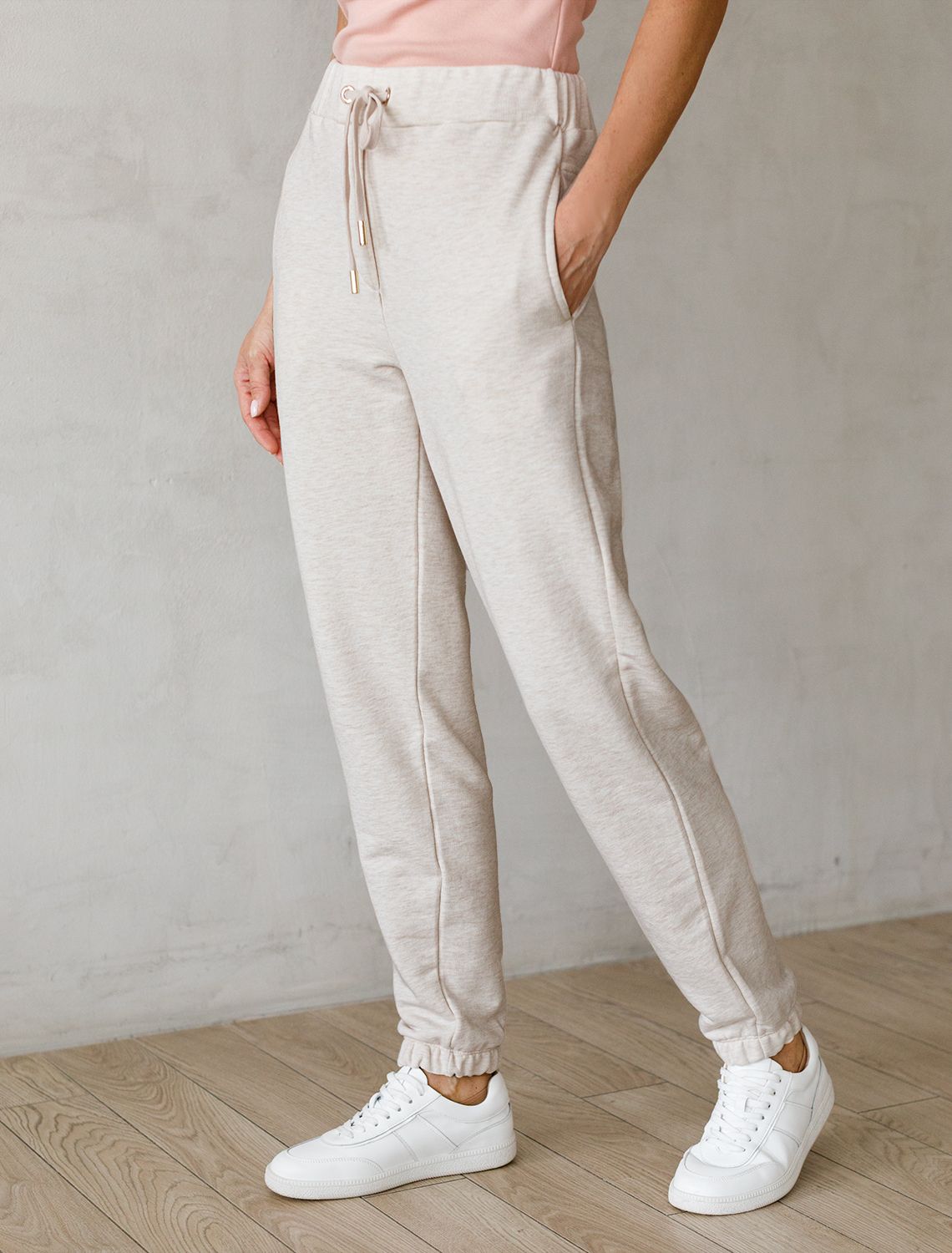 Брюки из петельчатого футера-трехнитки