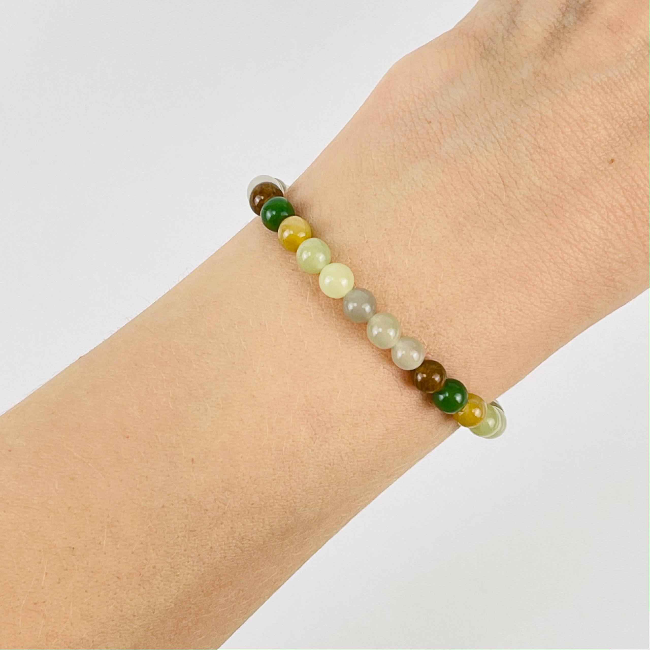 Радуга Самоцветов Браслет из Нефрита