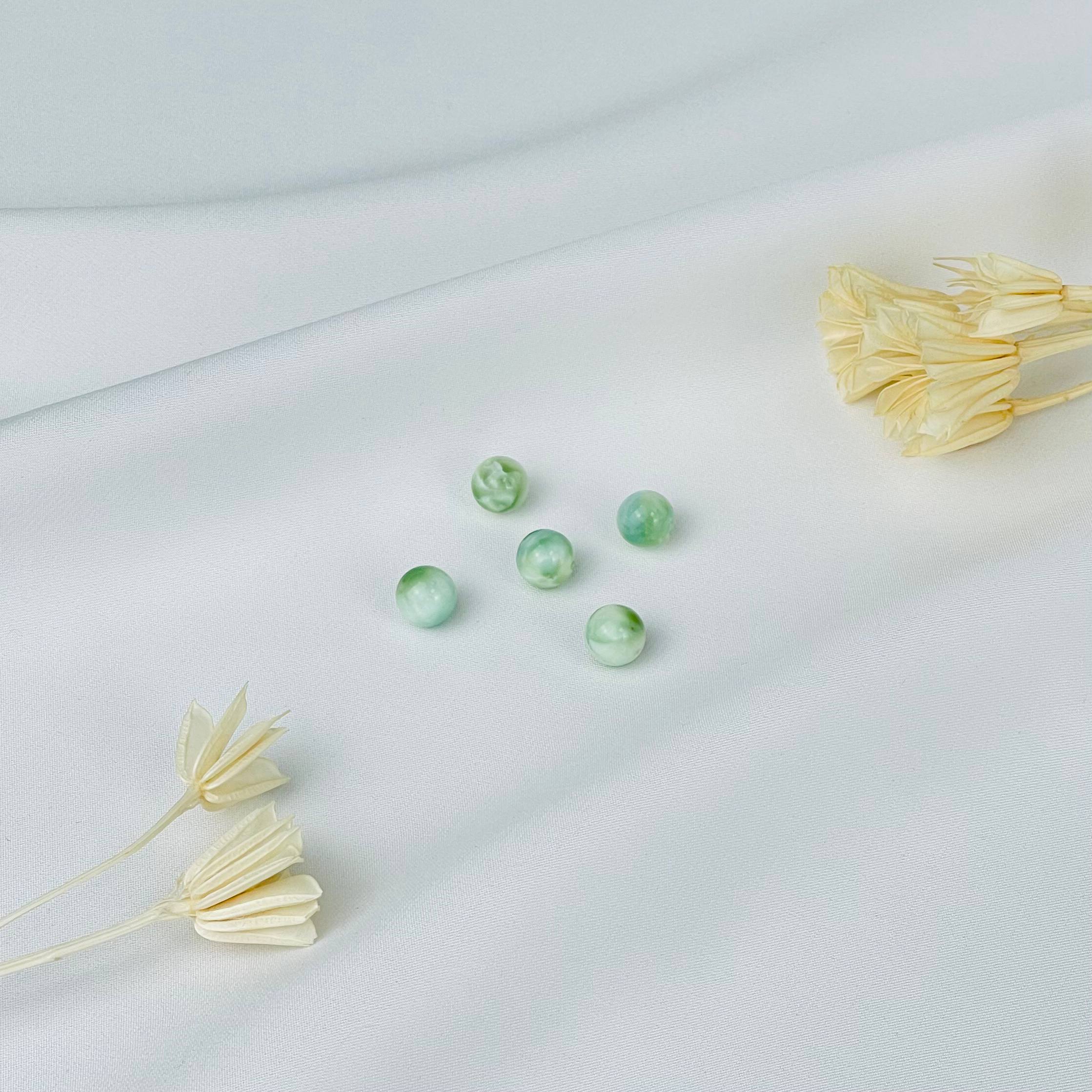 Радуга Самоцветов Бусины для украшений из Ангелита (5 шт)