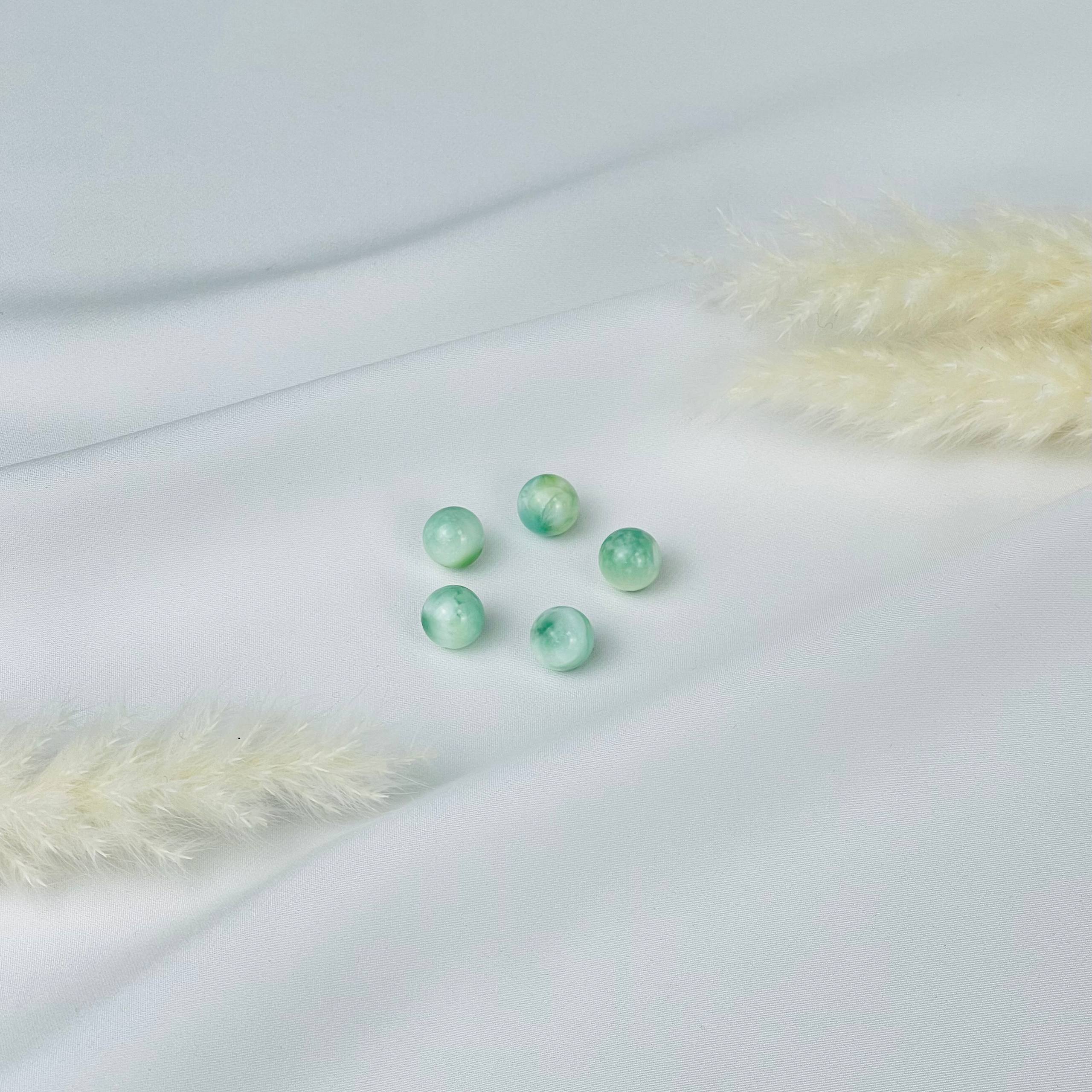 Радуга Самоцветов Бусины для украшений из Ангелита (5 шт)