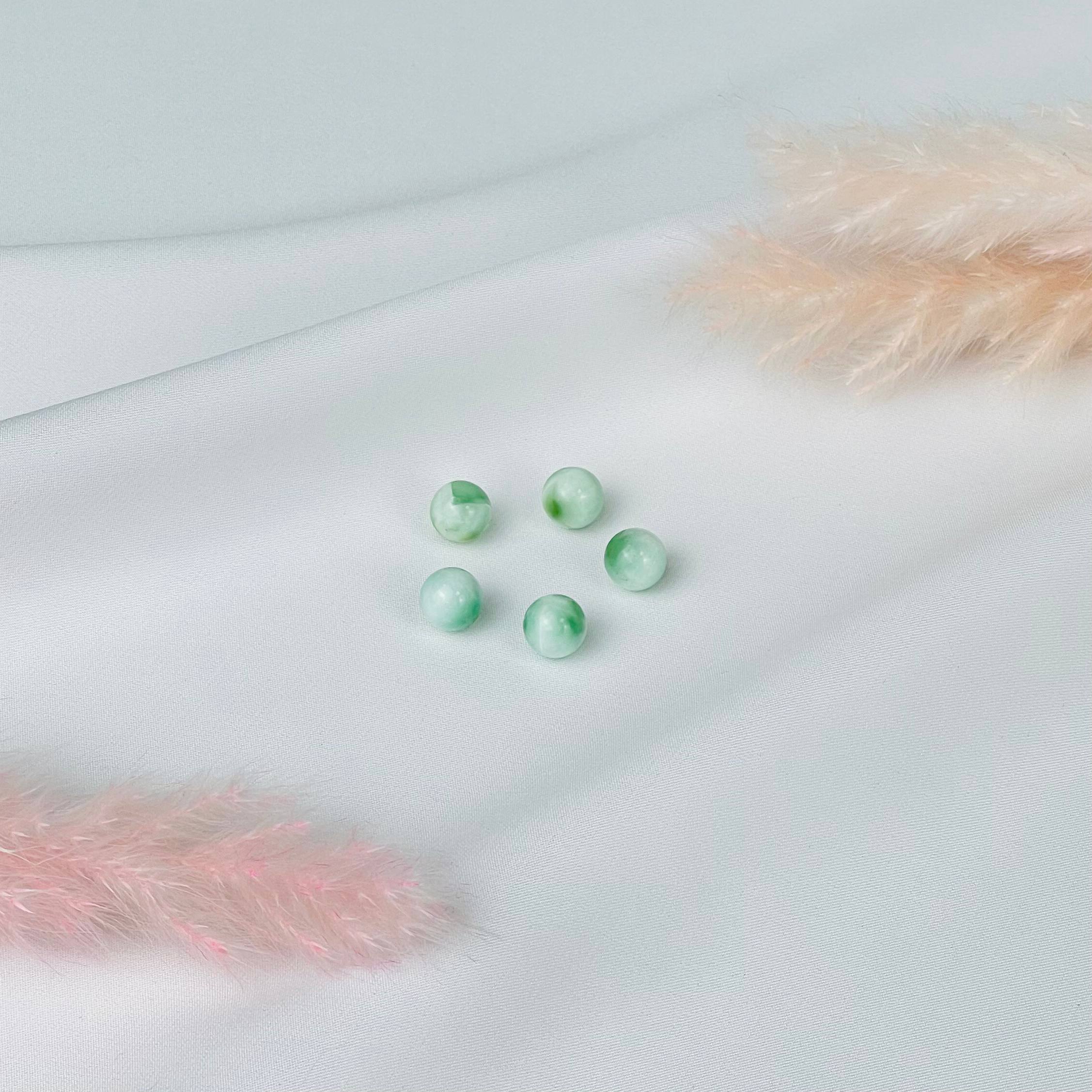 Радуга Самоцветов Бусины для украшений из Ангелита (5 шт)