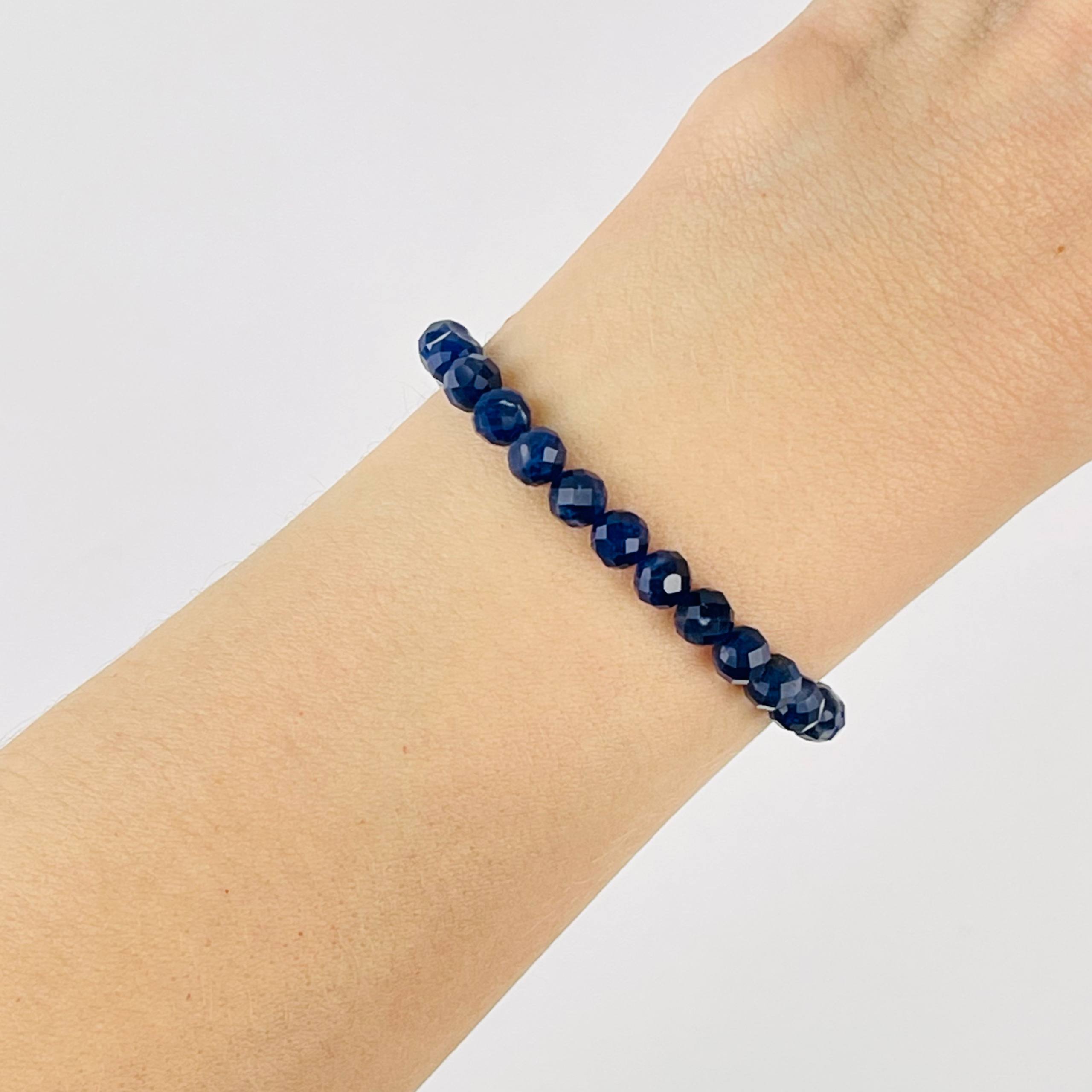 Радуга Самоцветов Браслет из Содалита (градиент)