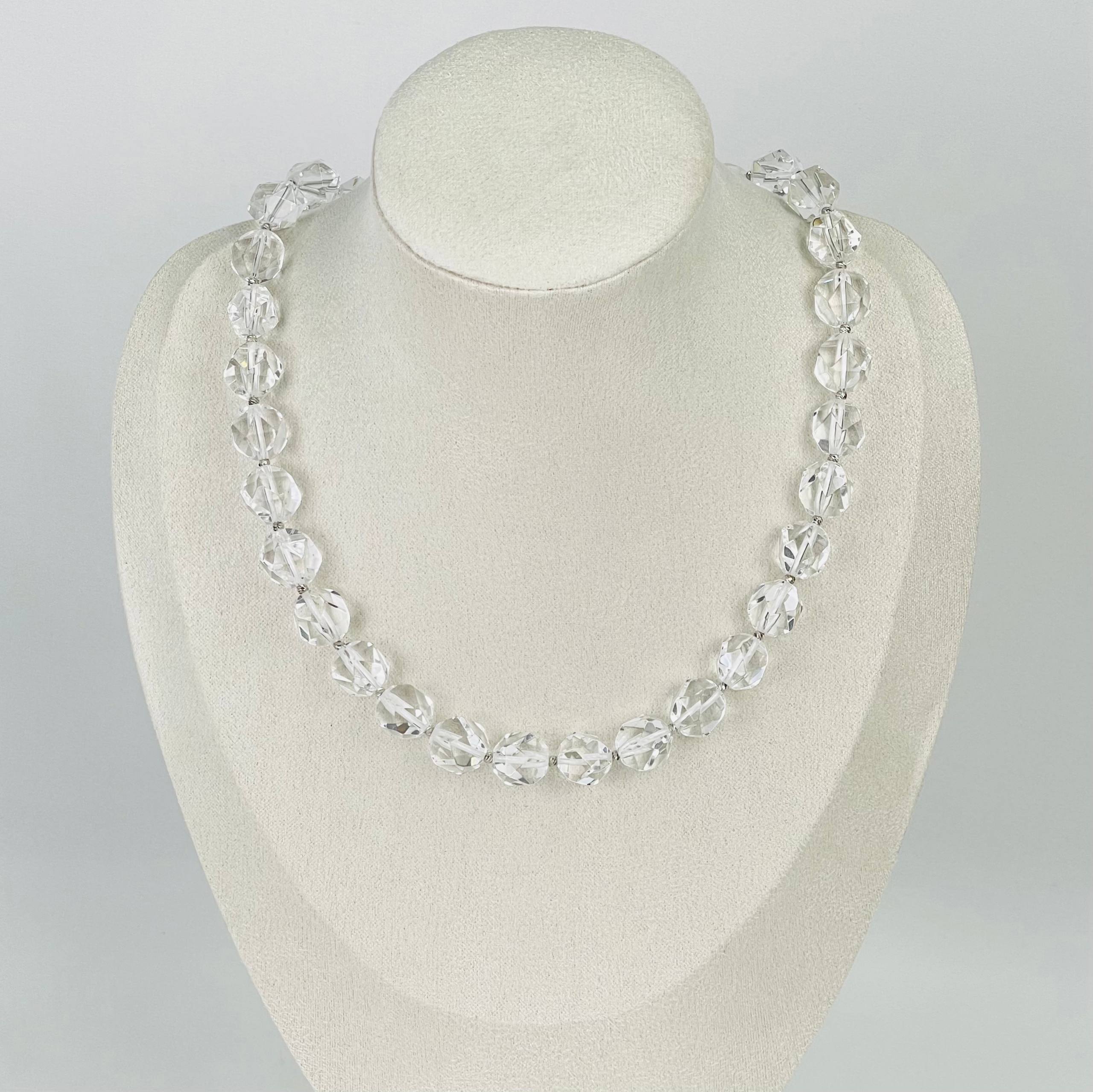 Радуга Самоцветов Колье из Горного Хрусталя