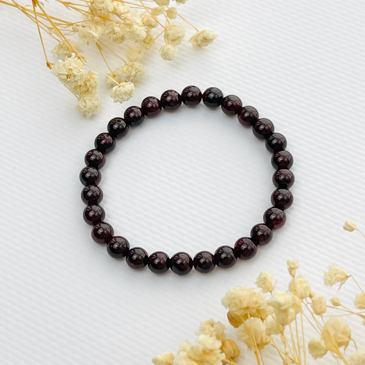 Радуга Самоцветов Браслет из Граната (Пироп)