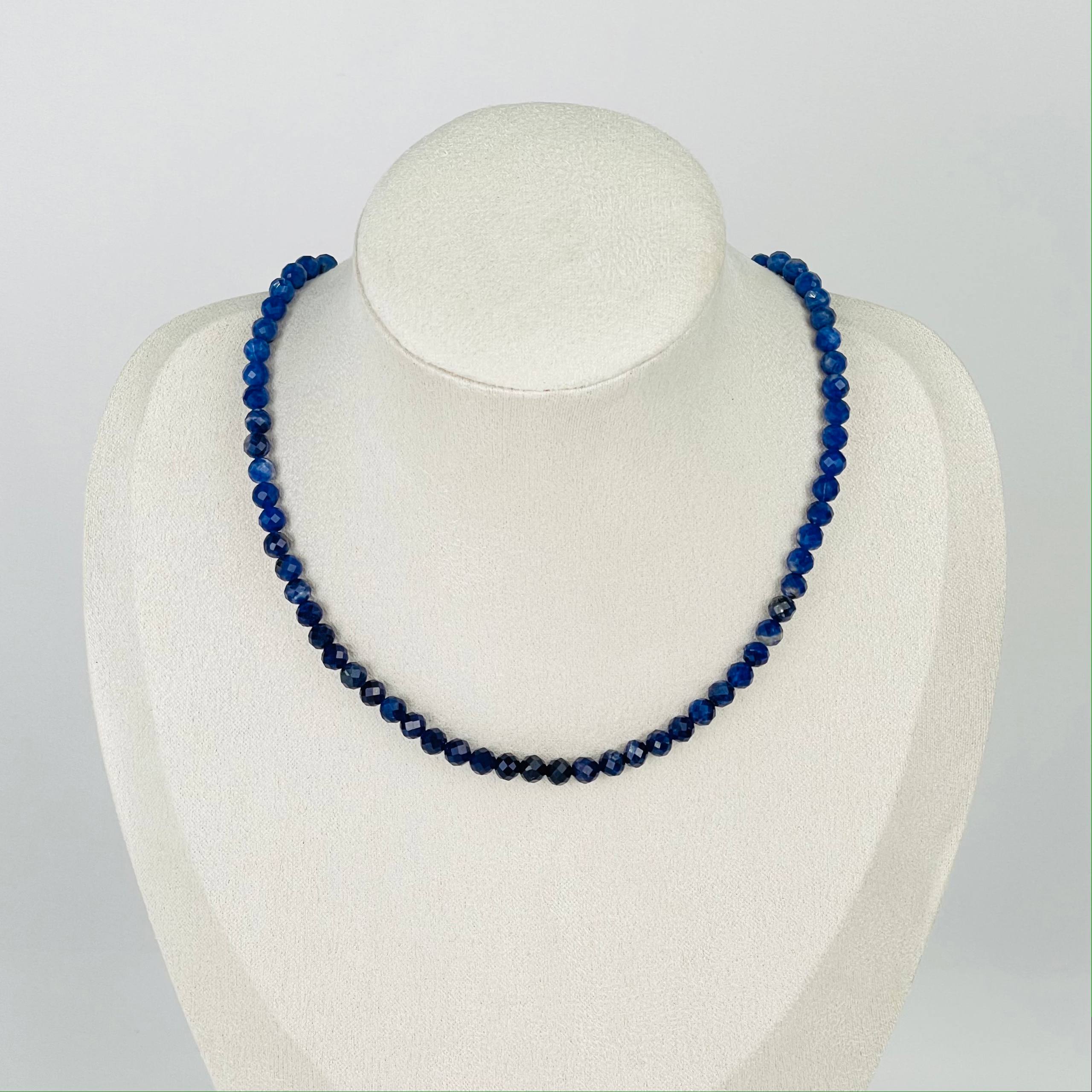 Радуга Самоцветов Чокер из Содалита (градиент)