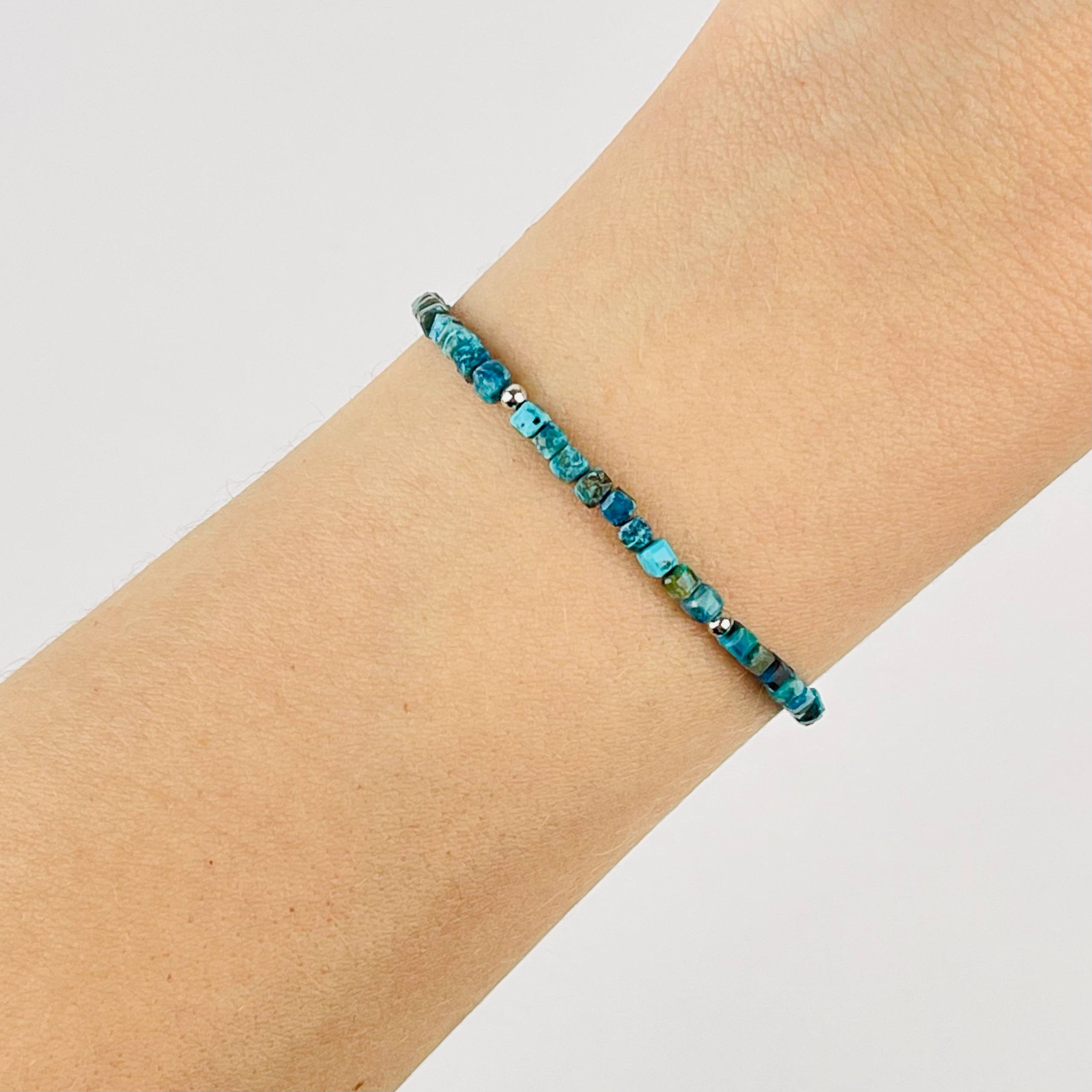 Радуга Самоцветов Браслет из Хризоколлы