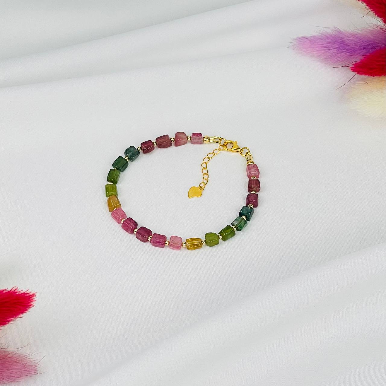 Радуга Самоцветов Браслет из Турмалина микс