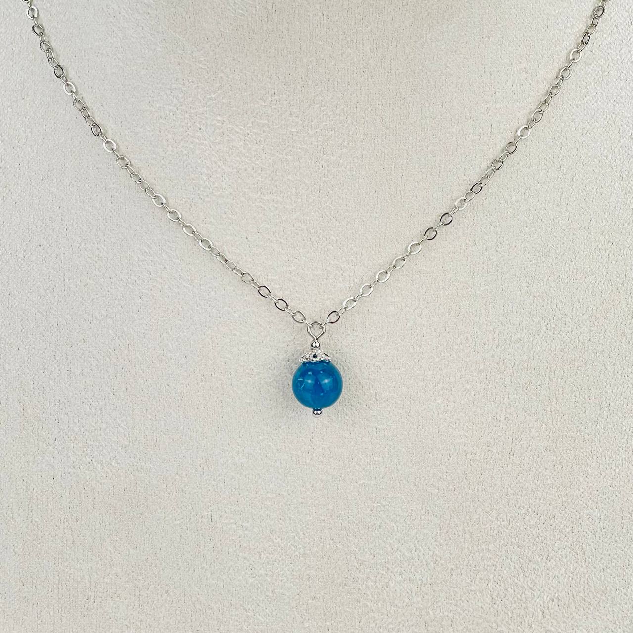 Радуга Самоцветов Колье на цепочке из Апатита