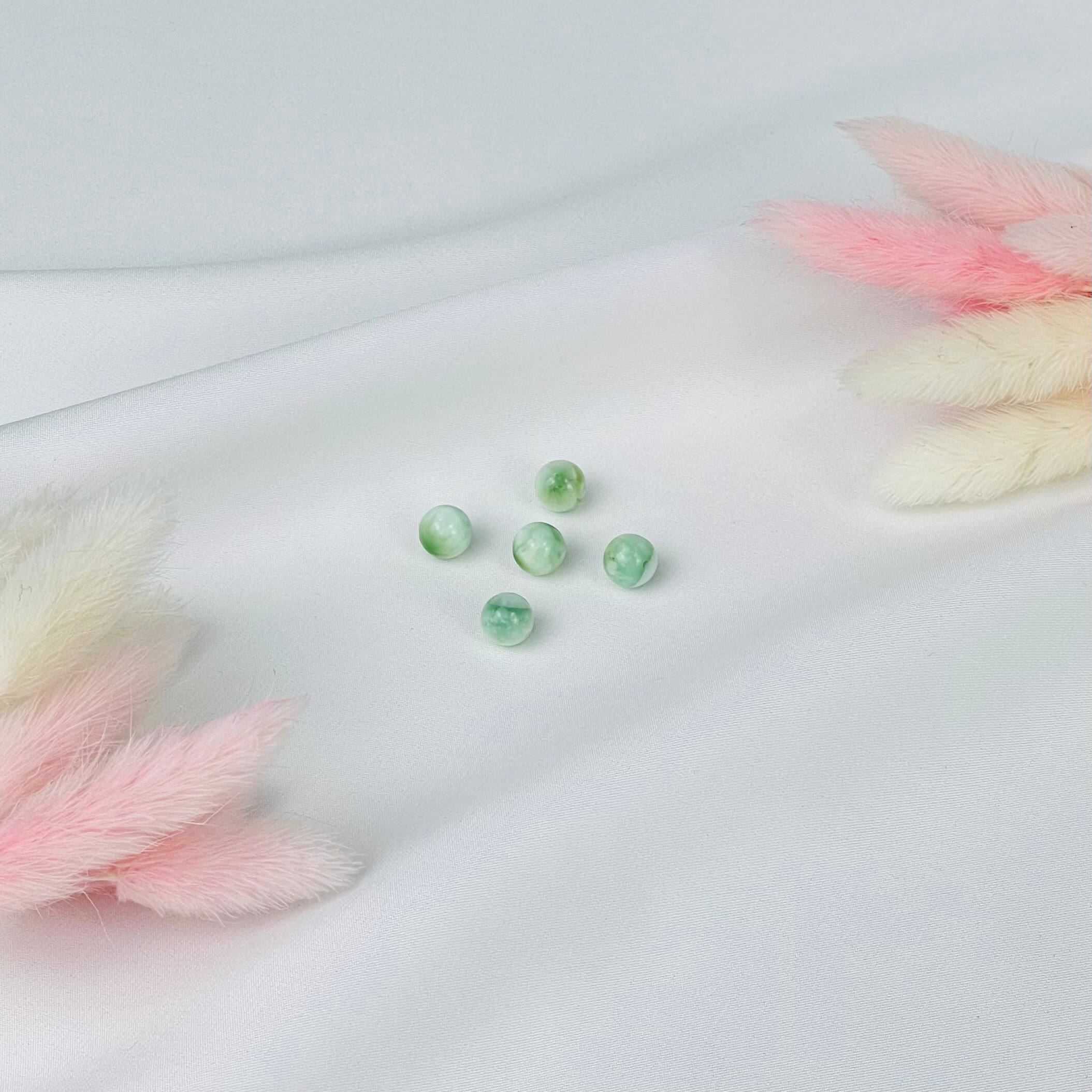 Радуга Самоцветов Бусины для украшений из Ангелита (5 шт)