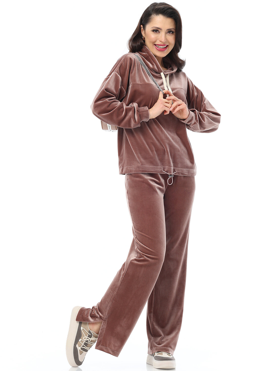 ст. цена2687руб.! DStrend Костюм К-1099Кофе с молоком