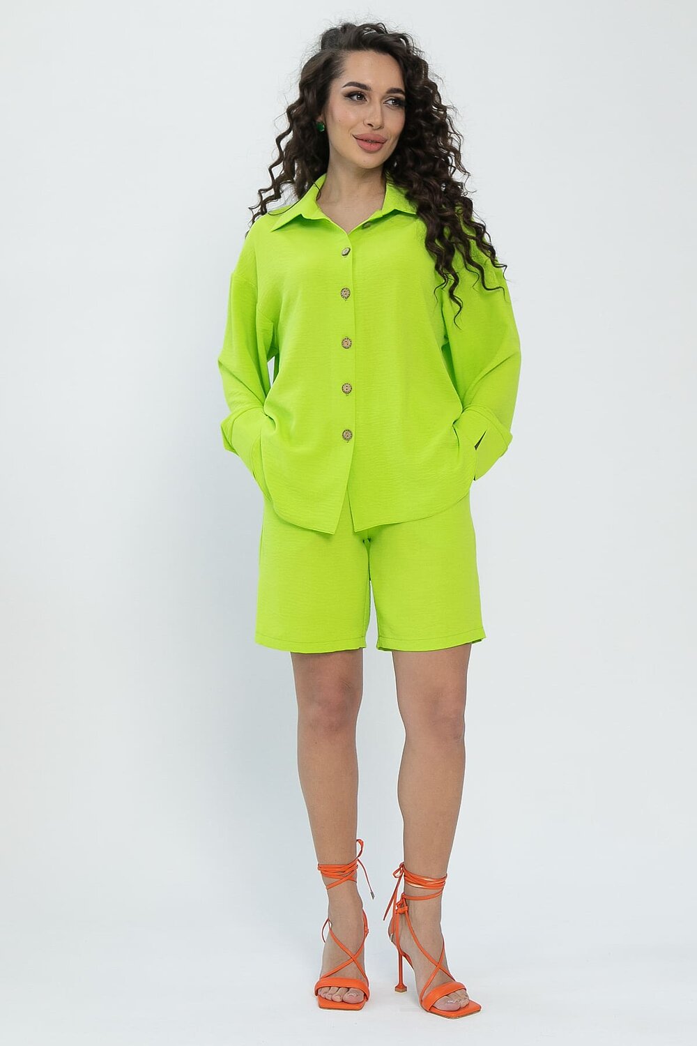 ст. цена2310руб.! LT Collection Костюм К13575-9М неоновый салатовый