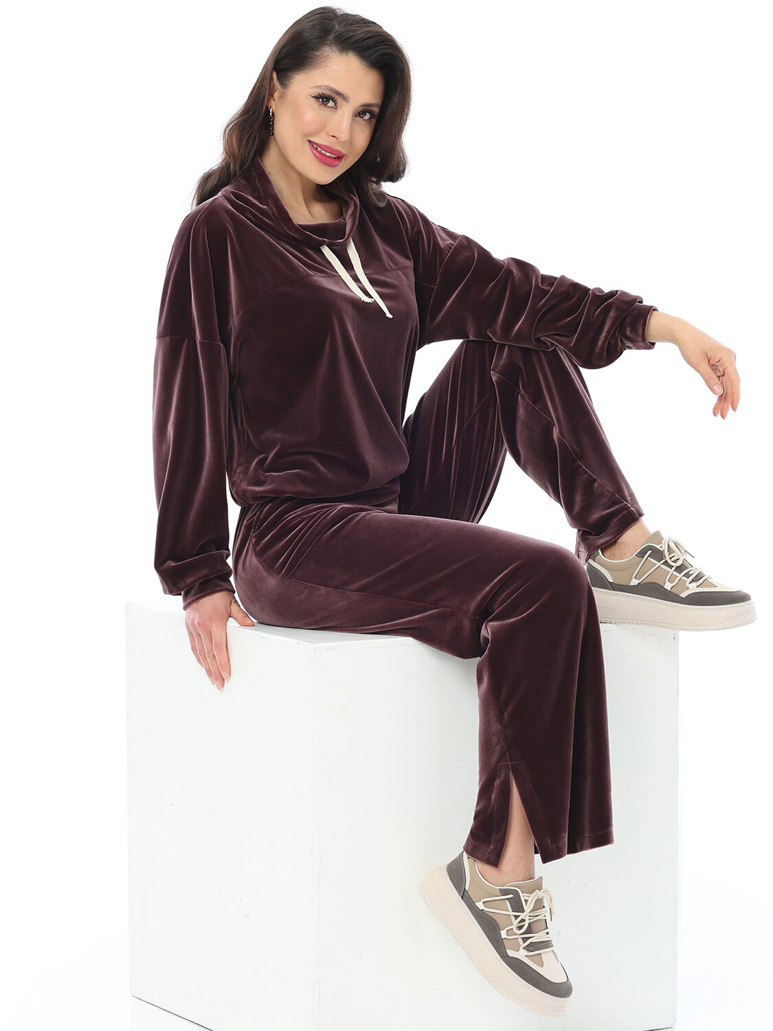 ст. цена3186руб.! DStrend Костюм К-1094Сливовый