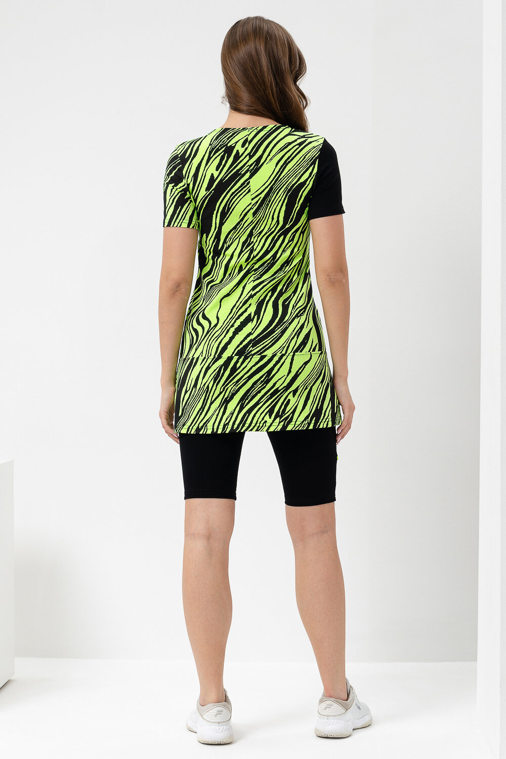 ст. цена1152руб.! Натали Костюм 67078черный+зеленый водросли