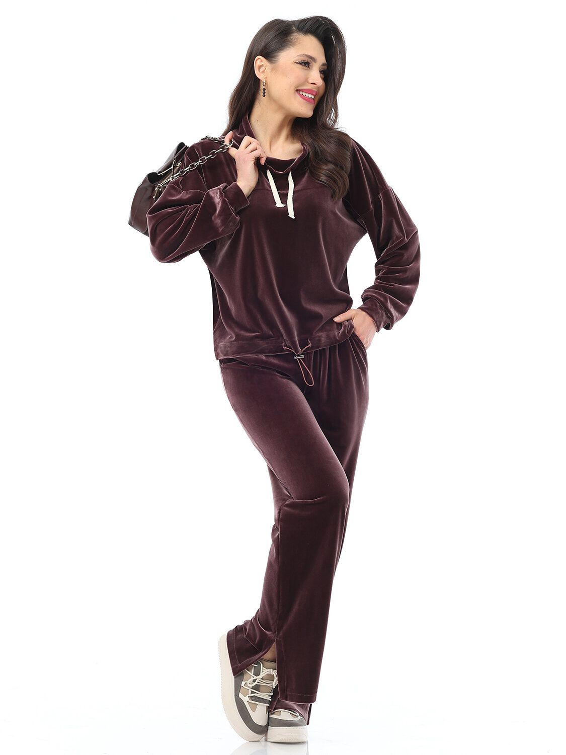 ст. цена3186руб.! DStrend Костюм К-1094Сливовый