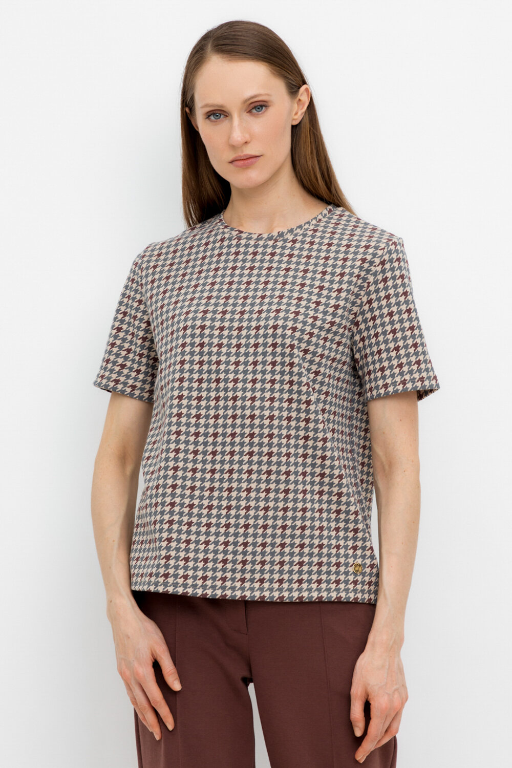 ст. цена1815руб.! VERY NEAT Фуфайка ЕВТ 3231тем.бежевый, гусиная лапка