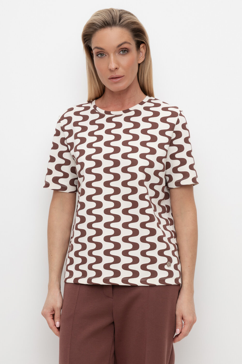 ст. цена1815руб.! VERY NEAT Фуфайка ЕВТ 3216топленое молоко, волна