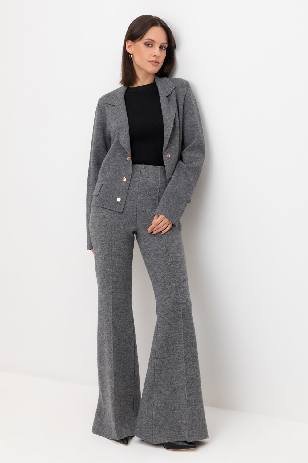 ст. цена4675руб.! VERY NEAT Брюки ЕВ 408/шсерый меланж