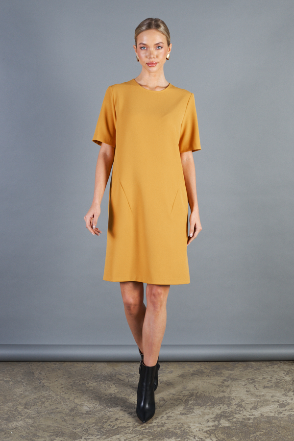 66278 Платье. Уцененный товар жёлтый