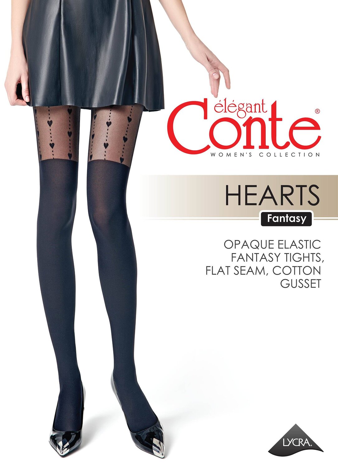 ст. цена475руб.! Conte elegant Колготки HEARTS