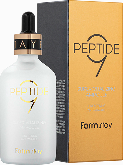 1057 р. 1761 р. FARMSTAY Peptide9 Super Vitalizing Ampoule омолаживающая сыворотка для лица с пептидами