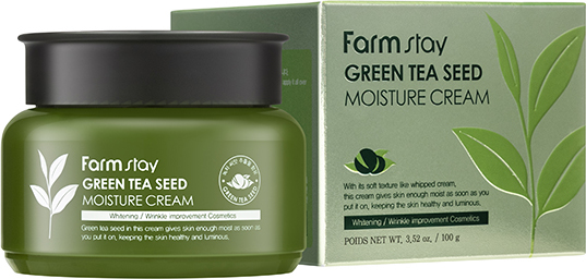 705 р. 1006 р. FARMSTAY Green Tea Seed Moisture Cream увлажняющий крем для лица с зеленым чаем