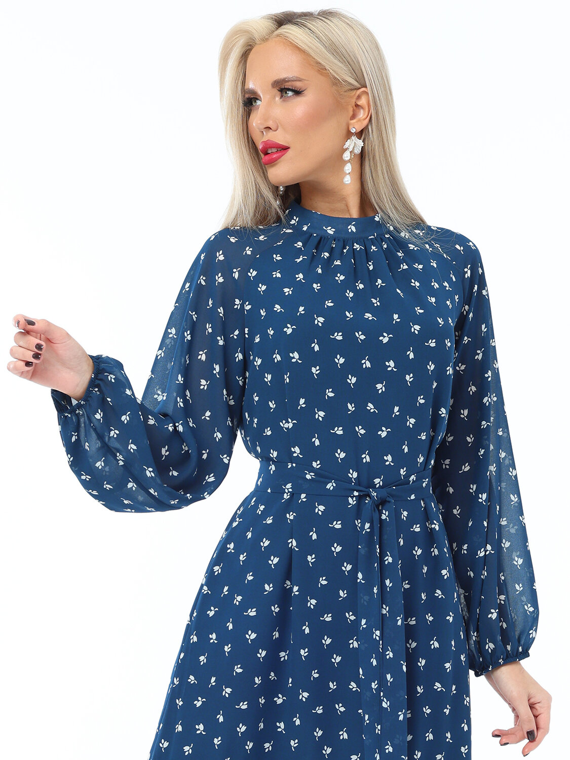 ст. цена2549руб.! DStrend Платье П-4823Тёмная морская волна