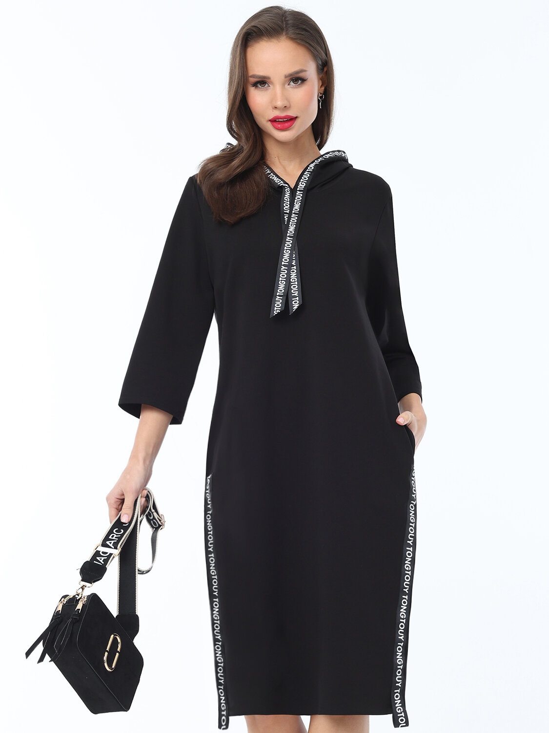 ст. цена2386руб.! DStrend Платье П-4763Чёрный