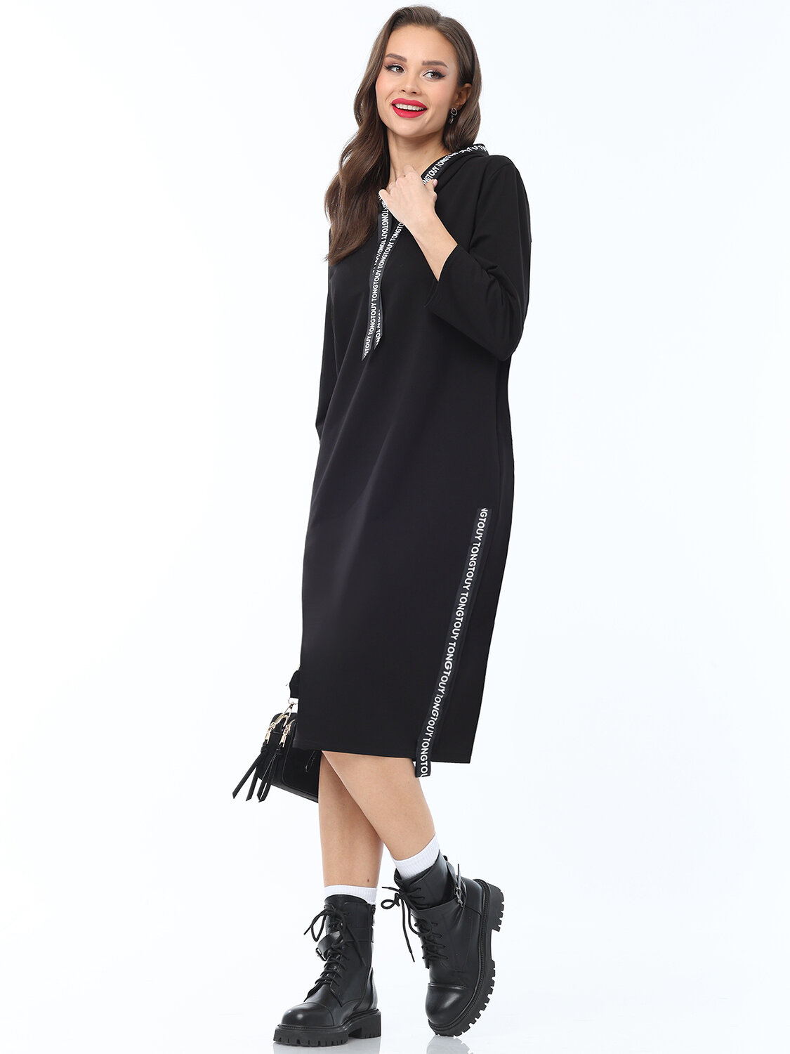 ст. цена2386руб.! DStrend Платье П-4763Чёрный