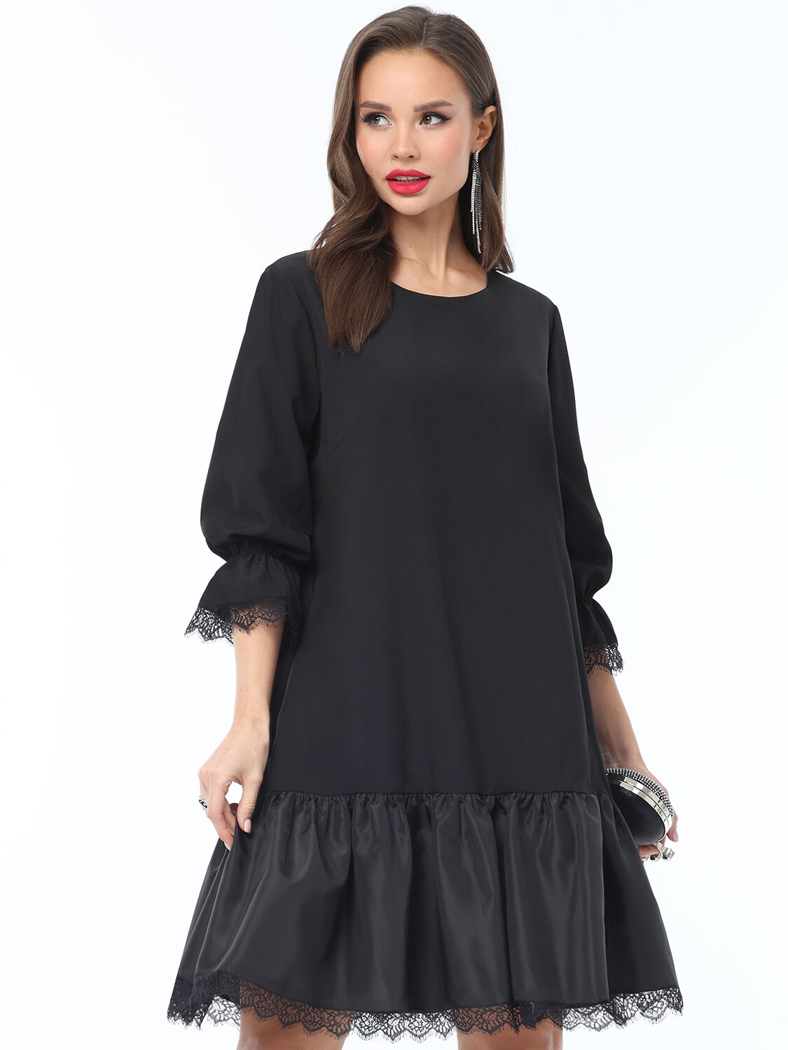 ст. цена2386руб.! DStrend Платье П-4759Чёрный