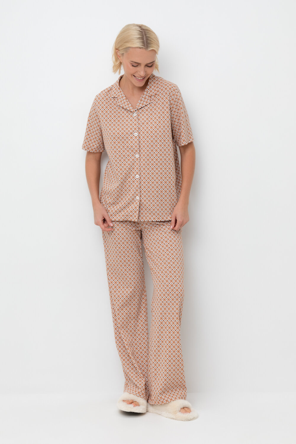 Trikozza Пижама Е 20158 сахар, геометрический орнамент 545658