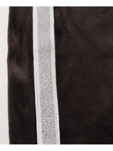 Велюровые спортивные брюки для девочки 8501-ДОС21