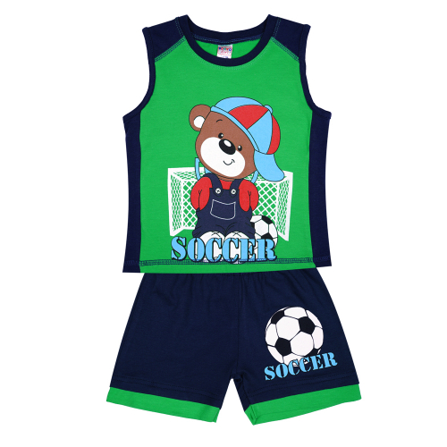 Комплект для мальчика Bonito Kids (BK1209FS) Зелёный/Синий