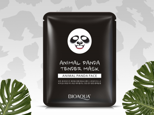 Смягчающая тканевая маска Bioaqua Animal Face Panda (2256), 30 г