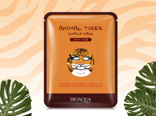 Питательная тканевая маска Bioaqua Animal Face Tiger (2249), 30 г