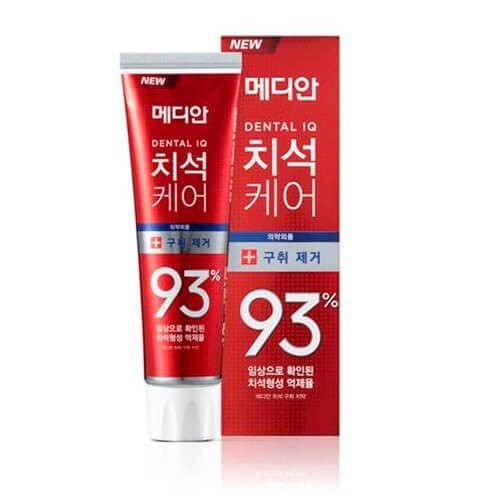 Median Освежающая зубная паста с цеолитом красная Median Dental IQ 93% Red