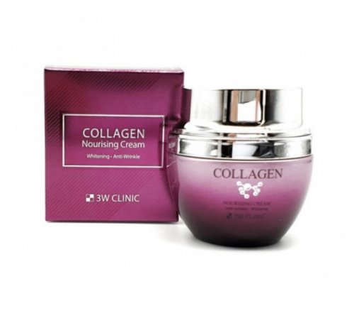 3W Clinic Питательный крем с коллагеном Collagen Nourising Cream