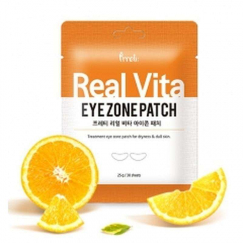 Prreti Антивозрастные патчи с ниацинамидом и витаминами 30шт Real Vita Eye Zone Patch