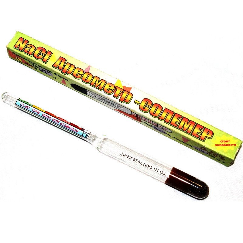 Солемер 0-30% бытовой в картонной уп. РОСКОМФОРТ